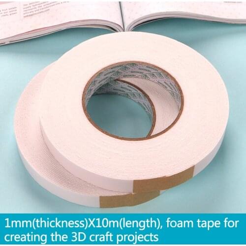 Die cutting tools quality double-sided adhesive foam tapes 2 rolls per lots for your crafting projects