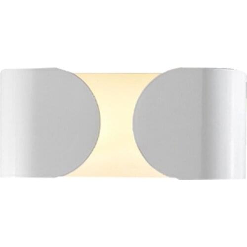 Indoor Wall Lamp Square Aluminum Double Head Bedroom Bedside Lamp Modern Simple Interior LED Hotel project lights