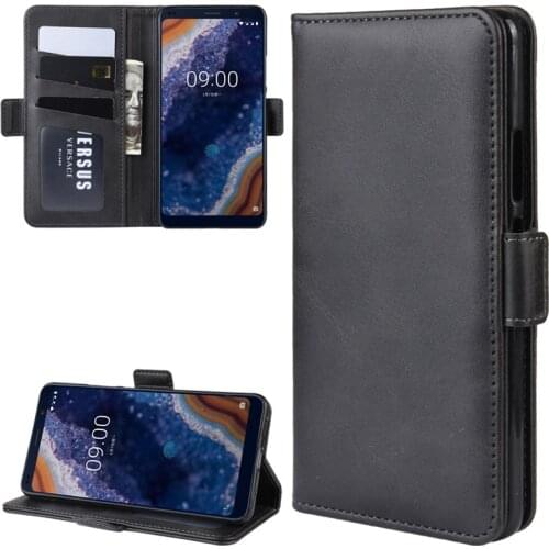 Case For Nokia 9 PureView Leather Wallet Flip Cover Vintage Magnet Phone Case For Nokia 9 PureView Coque