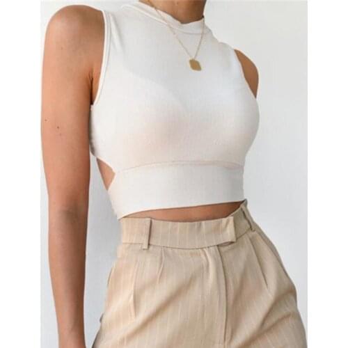 MUICHES Women's Cropped Tank Tops