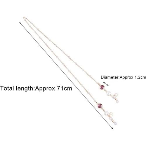1Pc Eyeglasses Rope Strap Beads Neck Anti Slip Eyeglass Chains Eyewears Cord Holder Sunglasses String Sports Glasses Accessories