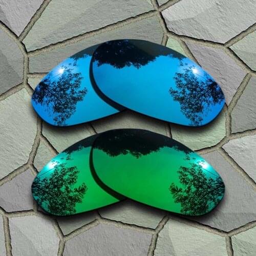 Sky Blue&Jade Green Sunglasses Polarized Replacement Lenses for Oakley Monster Dog