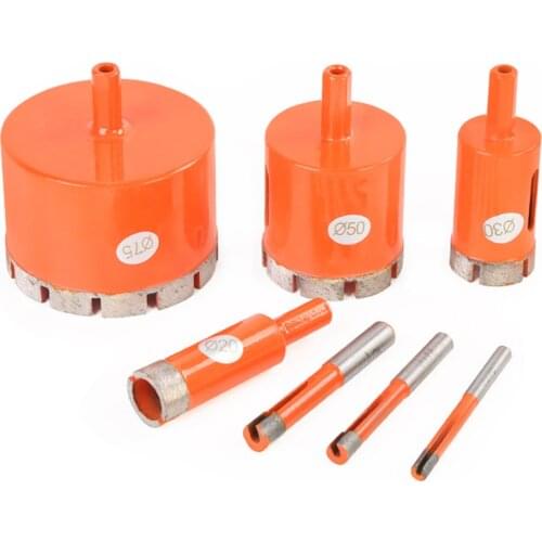 6-95mm 8mm 10mm Diamond Drilling Core Bit Stone Drill Bit Hole Saw Drilling Bits Bell Saw for Marble GraniteBrick Tile Ceramic