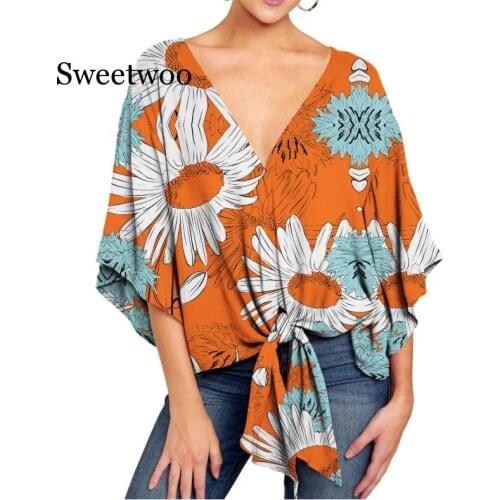 Блузки с галстуком SWEETWOO China At AliExpress