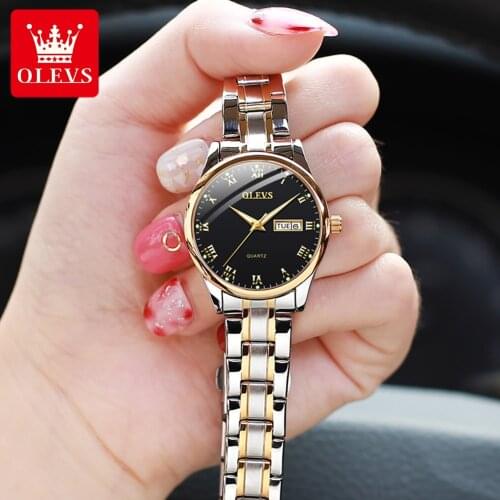 OLEVS Women Watch Luxury Date Women Simple Diamond Clock Casual Fashion Watch Sport Waterproof Wristwatch Relogio Feminino 2021