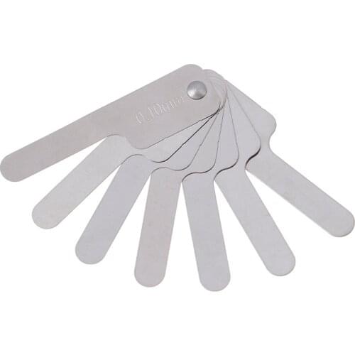 0.1-0.5mm Orthodontic Ruler Stainless Steel Dental Orthodontic Interproximal Enamel Reduction Gauge Ruler 1PCS