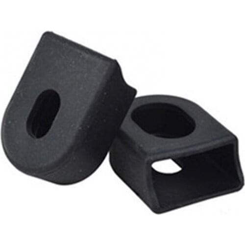 2Pcs Wear-Resistant MTB Bike Rubber Bicycle Crankset Protectors Crank Protective Covers 360-Degree Protection Bicycle Accessorie