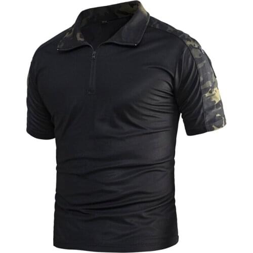 Archon Tactical T-Shirt Short Sleeve Camouflage T-Shirt Stretch Summer Outdoor Physical Training Breathable Quick dry T-Shirt