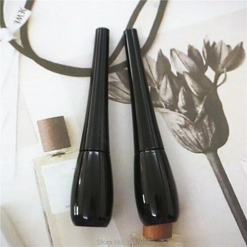 4.5ML 50pcs/lot 100pcs/lot Cosmetic Eyelashes Growth Liquid Refillable Bottle, Elegant Plastic Black Eyeliner Bottle,Makeup Tool