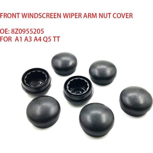 5N0 955 205 FOR Audi A1 A3 A4 Q5 TT FOR VW Beetle Golf Jetta Polo Front Wiper Arm Cap Cover Black Nut Cover 5N0955205