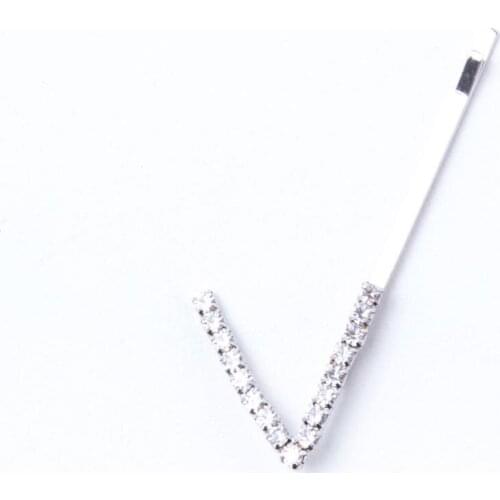 White Color with Sliver Crystal Letter Wire Buckle (1 PCs)