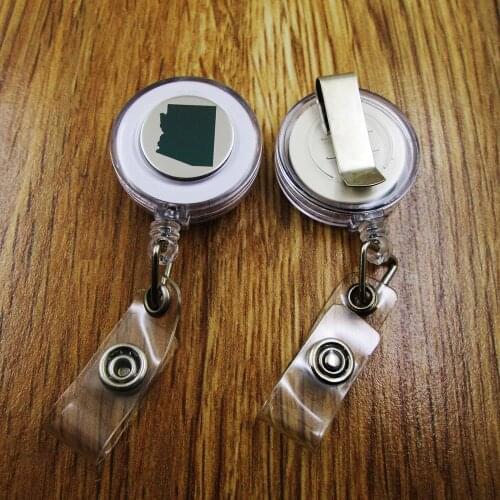 Arizona ID Badge Reel for Docter Nurse Teacher Student retractable recoil id badge holder work fun