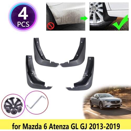 For Mazda 6 Atenza GL GJ 2013 2014 2015 2016 2017 2018 2019 Mudguards Mudflaps Fender Guards Splash Mud Flaps Wheel Accessories