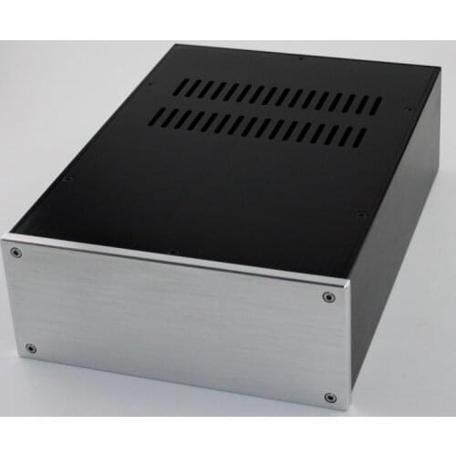 Size: D308 W21 H92 DAC Amplifier Case Aluminum Chassis Power Supply DIY Case WA36 all aluminum case