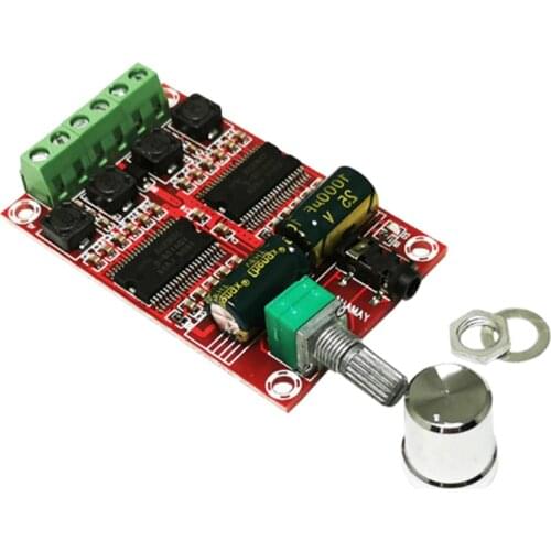 Dual-Core Digital Power Amplifier Board DC12-15V 2X20W 20Hz-60KHz Dual-Channel Class D Audio Amplifier Board