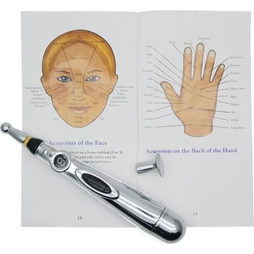 Electric Magnet Therapy Heal Massage Pen Meridian Energy Pen Laser Massager Pen Portable