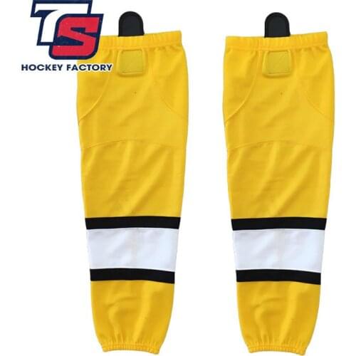 Cool hockey free shipping Breathable Ice Hockey sport Socks Cheap Shin Guards W050 high quality men women