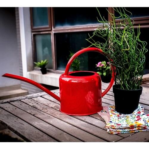 Creative Handmade Retro Vintage Nostalgia Garden metal iron Watering Can Slender mouth planter Flowers Keg Favor Tin Pot Tanks