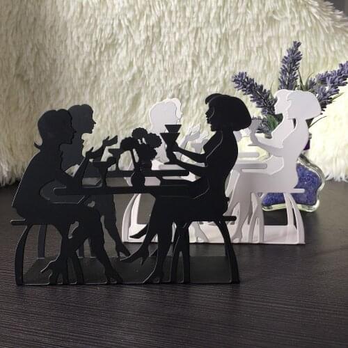Kitchen iron art craft leisure man women coffee napkin paper holder towel tissue blcok rack desk home hotel table decorative box