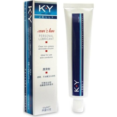 Sex Lubricant 50mL transparent Lubricant Water-based Sex Oil Vaginal Anal Gel Adults Sex Product TK