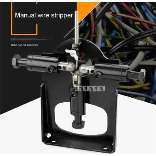 B-801A Waste Wire Stripping Machine Household Small Cable Stripping Machine Manual Cable Peeling Machine Inner Diameter 1mm-20mm