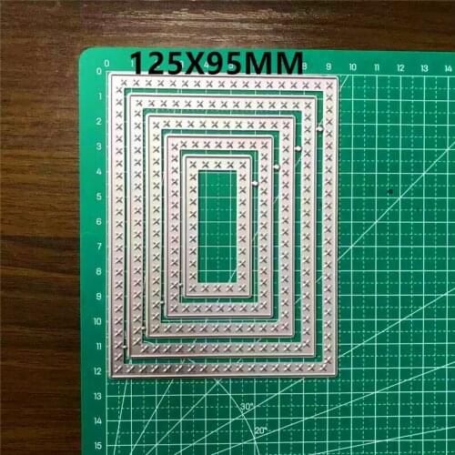 Irregularity Metal Cutting Dies diy Lace Dies photo album cutting dies 125x95mm Scrapbooking Stencil Die Cuts Card Making