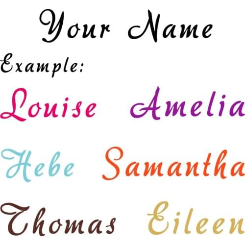 Custom Text Decal Vinyl Decal Wall Sticker Car/Door Window Bumper Decal Children Nursery Home Decor