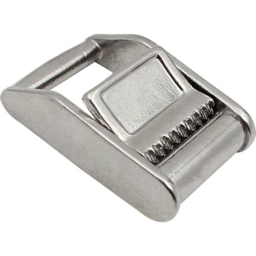 Webbing Tensioner Stainless Steel Cam Flap Buckles Press Cam Buckles Tie Down Buckle for 25mm/38mm Webbing Strap ALI88