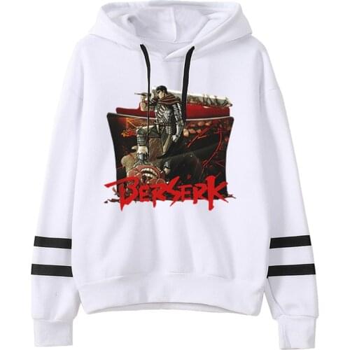 Casual Hoodie Anime Berserk Sweatshirt Hip Hop Pullover Tops