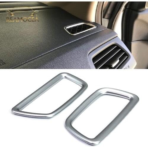 Reamocea 2X ABS Matte Head Front Dashboard Air Conditioner AC Vent Outlet Trim Cover For Honda CR-V CRV 2012 2013 2014 2015 2016