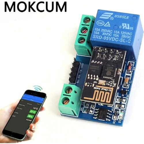 ESP8266 5V Wifi Relay Module Remote Control Switch Phone APP For Smart Home IOT Transmission Distance 400m