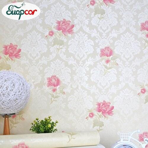 10mx0.45m PVC Self Sdhesive Bedroom Wallpaper Pastoral Floral Living Room Kid Room Kindergarten Wall Stickers Mural Home Decor