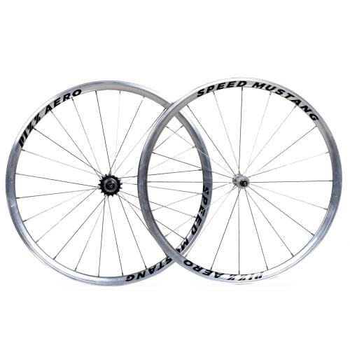 Light Weight Single Speed Fixed Gear Bicycle Wheelset Bike Cycling Wheel Accessories 20 Spokes 700C Aluminum Alloy Glossy