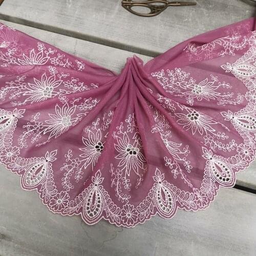 2Meters DIY Apparel Accessories Lace Trim Applique Lace Trimmings Sewing Fabric Lingerie Garment Clothes Handcrafts