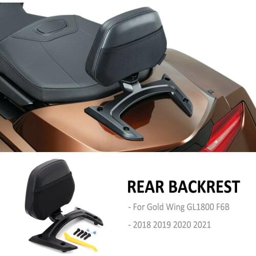 2018-2021 Motorcycle Passenger Seat Rear Backrest Cushion Back Rest Pad For Honda Gold Wing Goldwing GL 1800 GL1800 GL1800B F6B