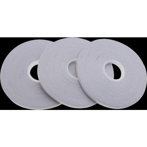 1Pc 20m*6mm White Double Sided Tape Quilting Tape Wash Away Tape Fabric Clothing Temporary Fixed Water Sol Sewing Supplies