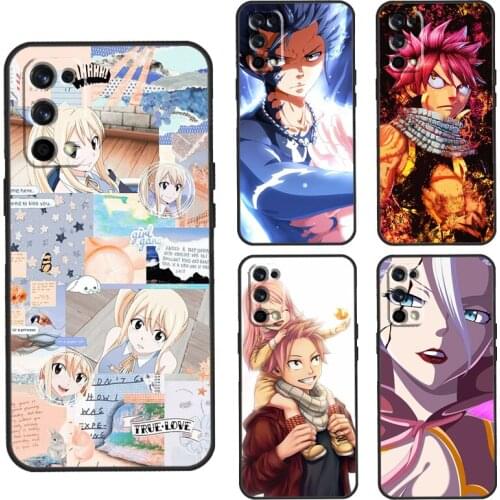 Anime Manga Fairy Tail Case For Realme C3 C11 C15 GT Neo Q3 6 7 8 Pro Cover For OnePlus 8 Pro 8T Nord 9 Pro Shell