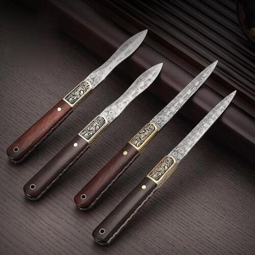 Pattern Wood Tea Knife Tools Sandalwood Thickening Handmade Tea Knife Accessories Cooking Dejar De Fumar Teaware DH50CZD