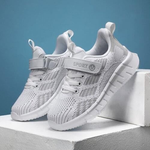 Childrens Leisure Running Sports Shoes Outdoor Lightweight Non-slip Comfortable Soft-soled Kids Shoes Breathable Boys Shoes