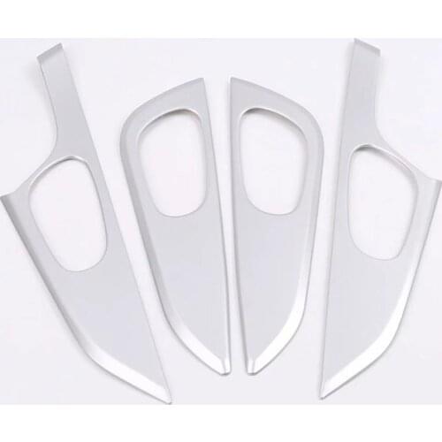 Car Door Inner Handle Sequins Interior Trim Cover For Nissan Qashqai J11 2014 2015 2016 2017 2018 Car Styling Accessories 4pcs