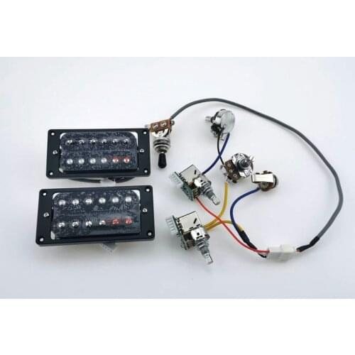 Guitar pickups Humbucker Guitar Pickups Neck and Bridge Electric Guitar with Pro Wiring Harness For EPI LP Standard /1 Set