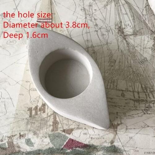 Small Candle Holder Molds DIY Concrete Cement Candlestick Cake Cup Mould Decorating Resin Craft Tools Flower Pot Making