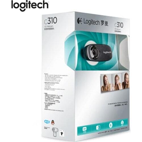 Logitech Original Webcam C310 HD 720P/30FPS AutoFocus Web Camera with 5MP Photos Built-in Microphone