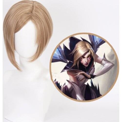Game LOL Cosplay Wigs Kaisa Daughter of the Void Cosplay Heat Resistant Synthetic Wig Hair Halloween Party Cosplay Wig