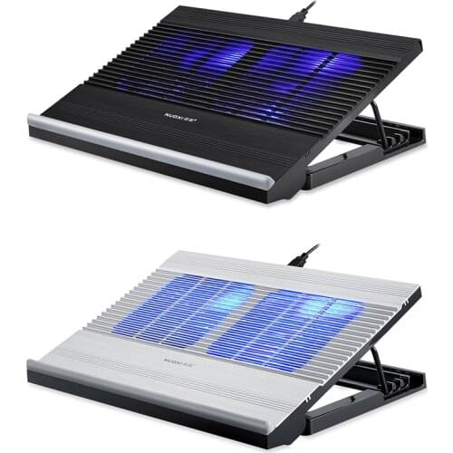 4 Speed Adjustment Bracket Notebook Cooling Fan Portable Laptop Desk Table Stand Notebook Gaming Cooler Stand with Two Fan