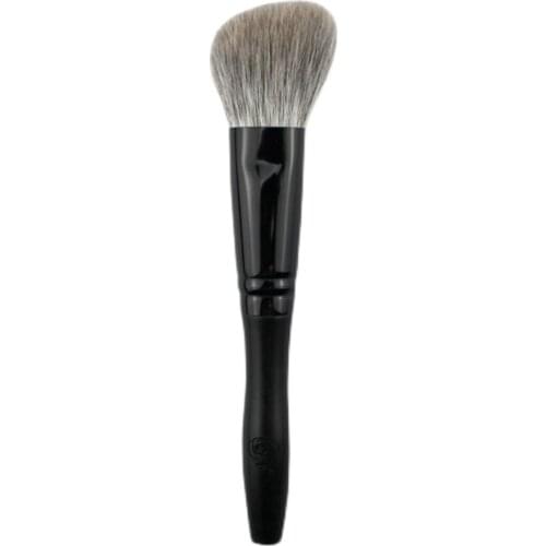 W02 Professional Handmade Makeup Brush Soft Blue Fox Goat Hair Angled Contour Sculpting Brush Ebony Handle Make Up Brushes