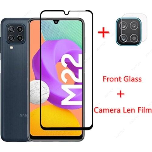 For Glass Samsung Galaxy M52 5G Tempered Glass for Galaxy M52 5G M32 M12 M02 M02S A03s A12 A22 A32 A52 A72 Screen Protector Film