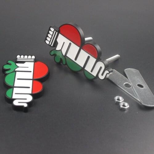 1pcs Auto Car Side Fender Badge Front Rear Trunk Badges logo Decals for Alfa Romeo 156 169 147 166 Mito Spider GT Giulietta