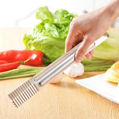 1pcs Stainless Steel Kitchen Tongs Food Buffet Salad Tongs Bread Clip BBQ Tongs Clamp Ice Tongs BBQ Accessories Restaurant Tools