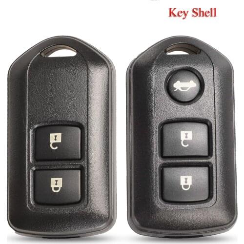 Kutery Car Key Shell For Toyota Highlander Camry Prado RAV Vios Yaris 3Buttons Keyless Remote Key Case Fob Cover Replacement